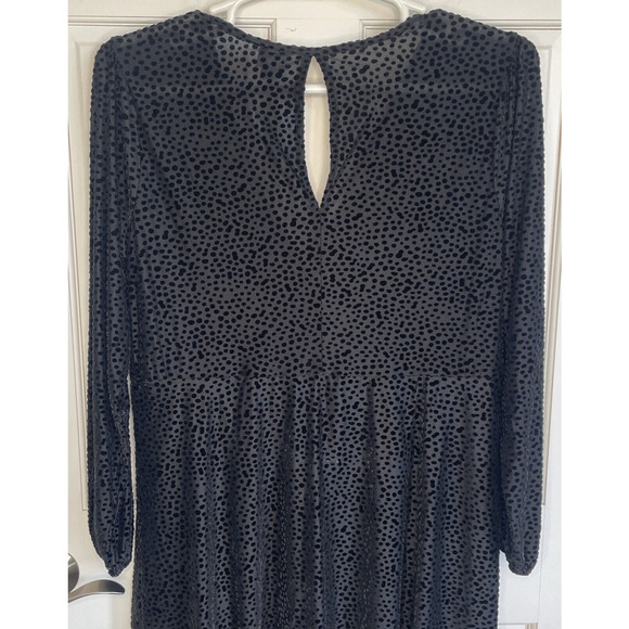 A New Day Women's Plus Faux Wrap Dress Size XXL Velvet Stretch Whimsigoth Event - Picture 9 of 11